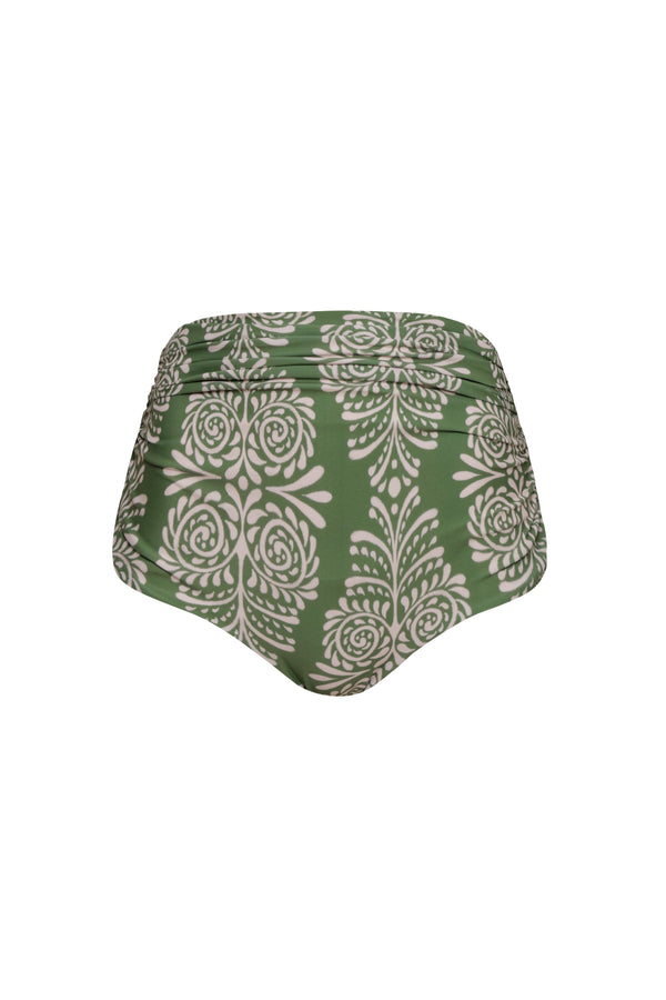 Victoria Vintage Bottom / Green Arabesque